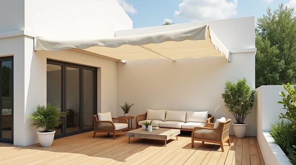 Sublimez votre extérieur avec une voile d'ombrage chic